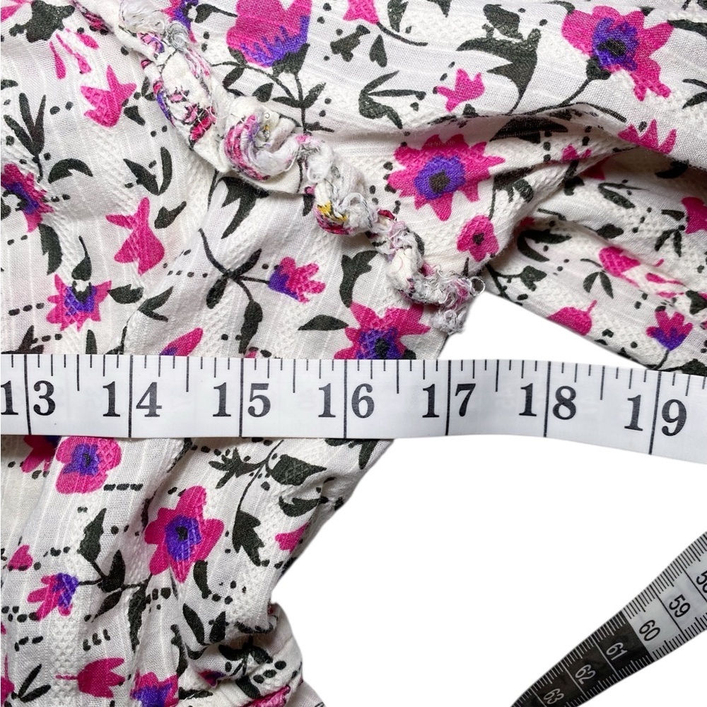 True Craft Pink and Black Floral Blouse - Picture 12 of 14